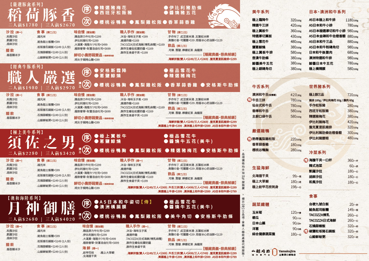【山鯨燒肉】2026 全新菜單登場! - 第6張圖 【山鯨燒肉】2026 全新菜單登場!
